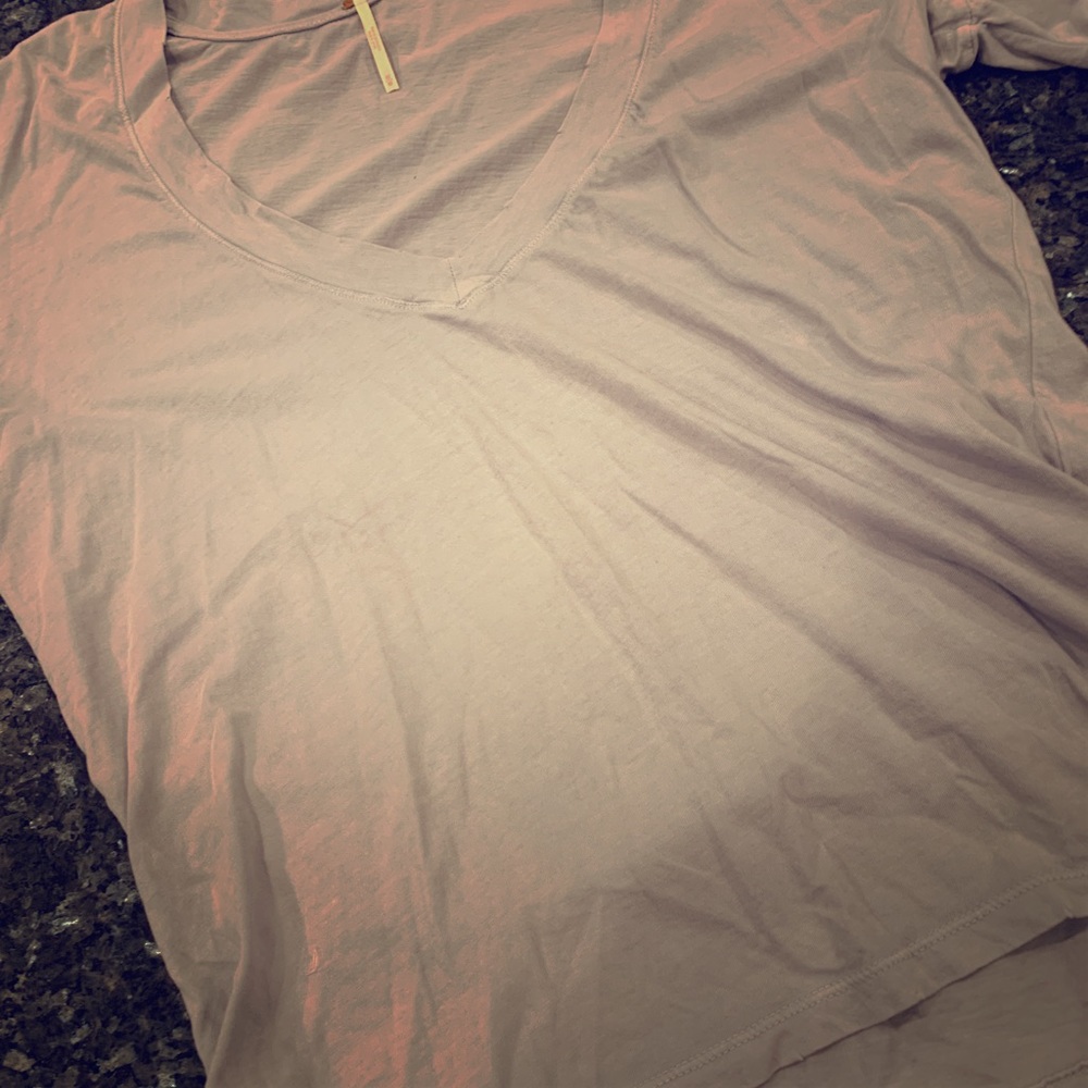 Free people distresssed t shirt